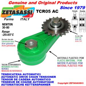 ROTARY DRIVE CHAIN TENSIONER TCR05 idler sprocket 