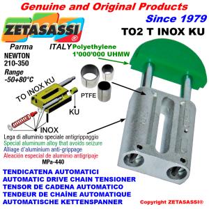 INOX LINEAR CHAIN TENSIONER TO2 round head (PTFE)