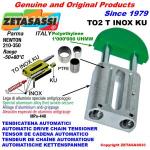 INOX LINEAR CHAIN TENSIONER TO2 round head (PTFE)
