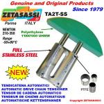 LINEAR CHAIN TENSIONER in stainless steel TA2 ound arch head