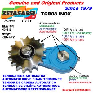 ROTARY DRIVE CHAIN TENSIONER TCR08 idler sprocket stainless