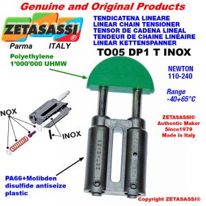 LINEAR CHAIN TENSIONER type INOX 10B1 5/8"x3/8" simple Newton 110-240