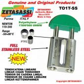 TENSOR DE CADENA LINEAL completamente de acero inoxidable 08A1 ASA40 simple Newton 110-240