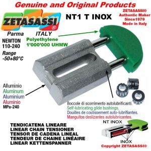 Tendicatena lineare NT serie inox 06C3 ASA35 triplo Newton 110-240