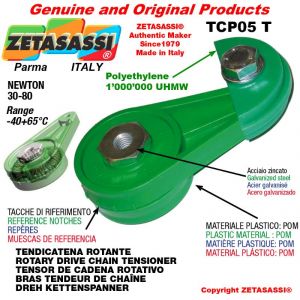 TENSOR DE CADENA ROTATIVO TCP05T 08B1 1/2"x5/16" simple Newton 30-80