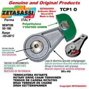ROTARY DRIVE CHAIN TENSIONER TCP1O wiht greaser 16A1 ASA80 simple Newton 50-180