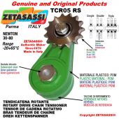 ROTARY DRIVE CHAIN TENSIONER TCR05RSRDRT with idler sprocket 06B1 3\8"x7\32" Z15 Newton 30-80