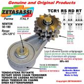 ROTARY DRIVE CHAIN TENSIONER TCR1RSRDRT wiht greaser with idler sprocket 10B2 5\8"x3\8" Z15 Newton 50-180