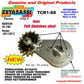 ROTARY DRIVE CHAIN TENSIONER TCR1-SS in stainless steel with idler sprocket 10B1 5\8"x3\8" Z17 stainless steel N 45-190