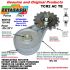 ROTARY DRIVE CHAIN TENSIONER TCR2ACTE with idler sprocket simple 10B1 5\8"x3\8" Z17 hardened Newton 120-500