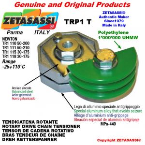 ROTARY DRIVE CHAIN TENSIONER TRP1T 12B2 3/4"x7/16" double Lever 111 (Newton 50:210)