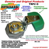 ROTARY DRIVE CHAIN TENSIONER TRP2O 12B2 3/4"x7/16" double Lever 218 (Newton 120:480)