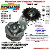 ROTARY DRIVE CHAIN TENSIONER TRR2AC with idler sprocket simple 20B1 1"¼x3\4" Z9 Lever 210 Newton 120:480