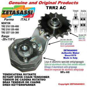 ROTARY DRIVE CHAIN TENSIONER TRR2AC with idler sprocket simple 08B1 1\2"x5\16" Z16 Lever 218 Newton 120:480