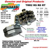 ROTARY DRIVE CHAIN TENSIONER TRR2RSRDRT with idler sprocket 28B2 1"¾ x 1"¼ Z9 Lever 218 Newton 120:480
