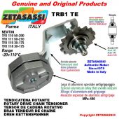 ROTARY DRIVE CHAIN TENSIONER TRB1TE with idler sprocket simple 10B1 5\8"x3\8" Z17 hardened Lever 118 Newton 30:175