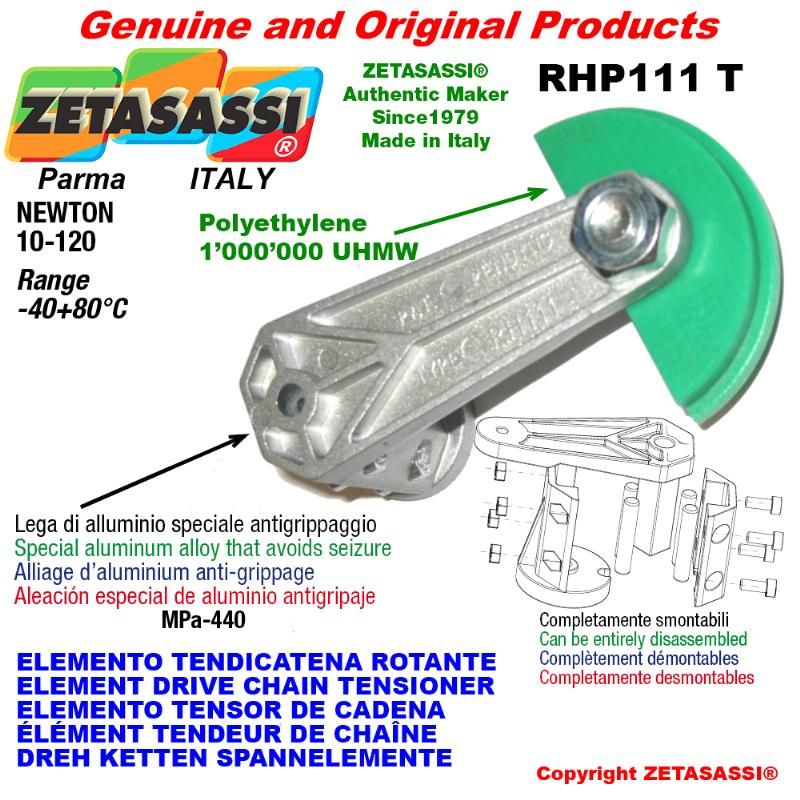 Tendicatena rotante RHP111TO1T12S, Elementi tenditori