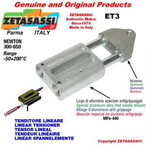 TENSOR LINEAL ET3 rosca M12x1,75 mm para la fijación de accesorios Newton 300-650