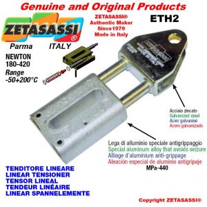 Tenditore lineare ETH2 con forcella 26.2mm Newton 180-420