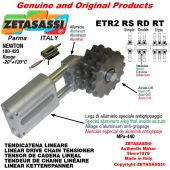 LINEAR DRIVE CHAIN TENSIONER ETR2RSRDRT with idler sprocket 16B2 1"x17 Z12 Newton 180-420